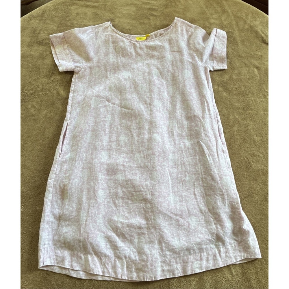Roller Rabbit Women's Dress Medium Pink Nora Hinata Dress Minimalist Resort Wear